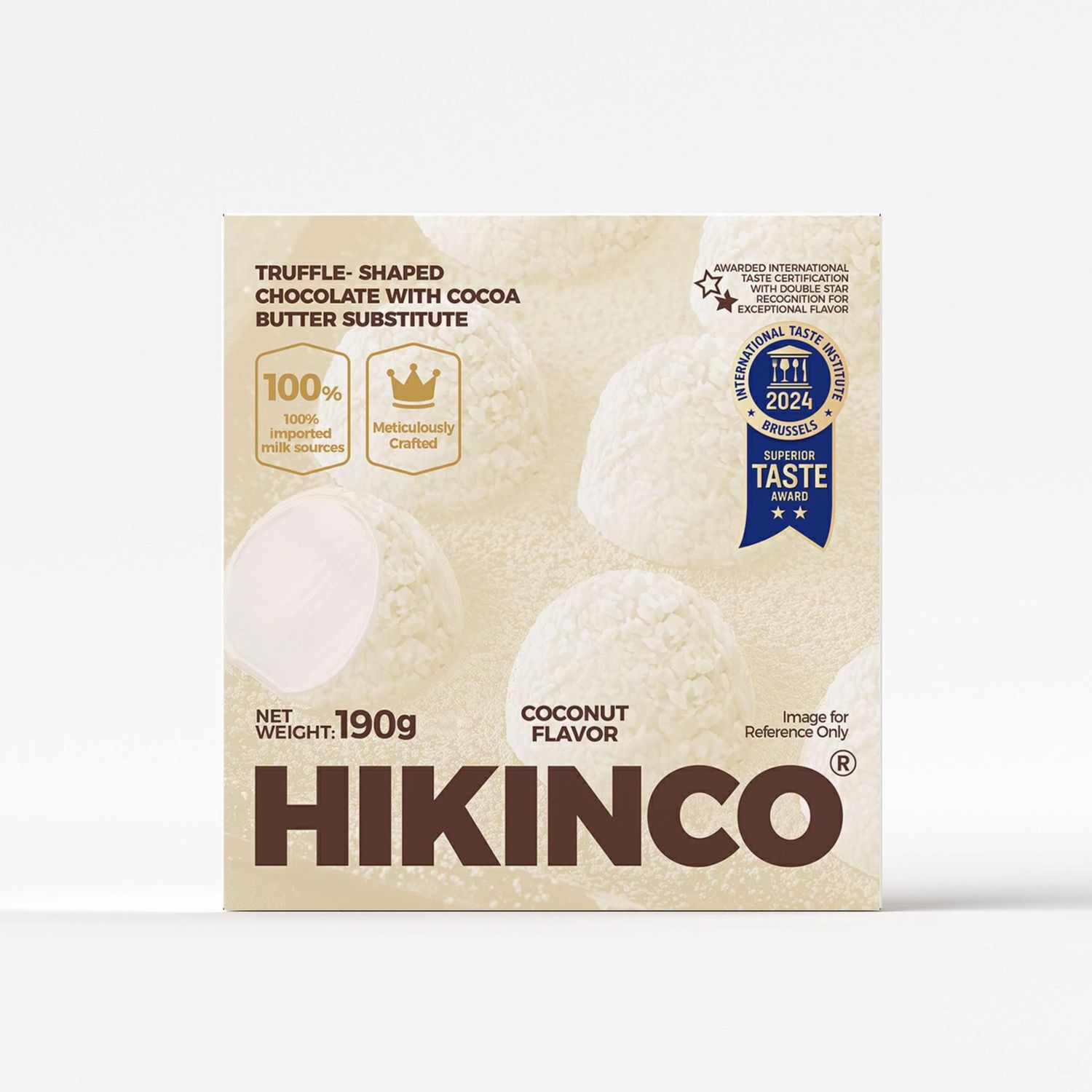 Шоколад Труфел Hikinco coconut  190гр