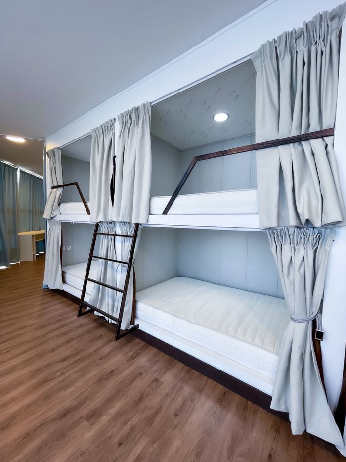 Задгай ор /6хүнийх/ -- 오픈 침대 /6인용 공간/ -- Open bed /Total 6 person/ 