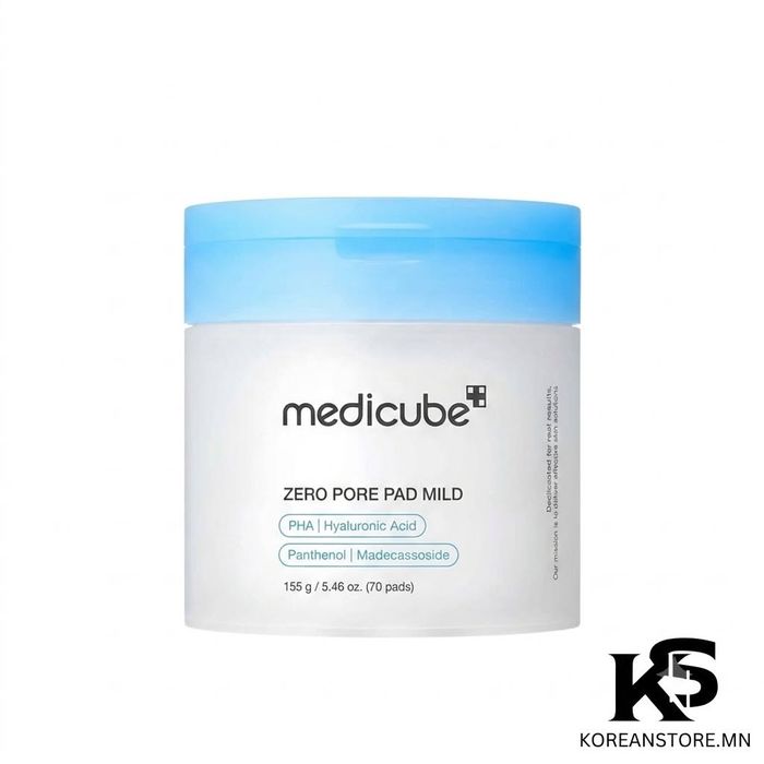 Medicube Zero Pore Pad Mild - 155g (70 ширхэг)
