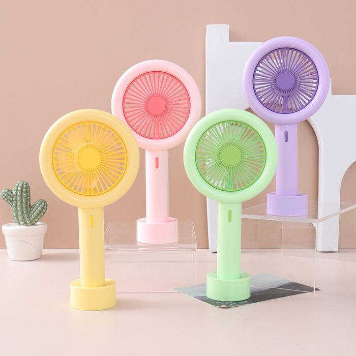 Colorful Summer Series Standing Handheld Fan YS-2288