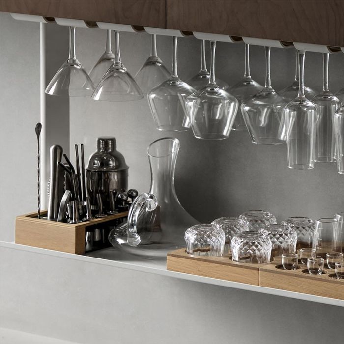 Tourbillon Lift-up Wine Glass  Organizer 