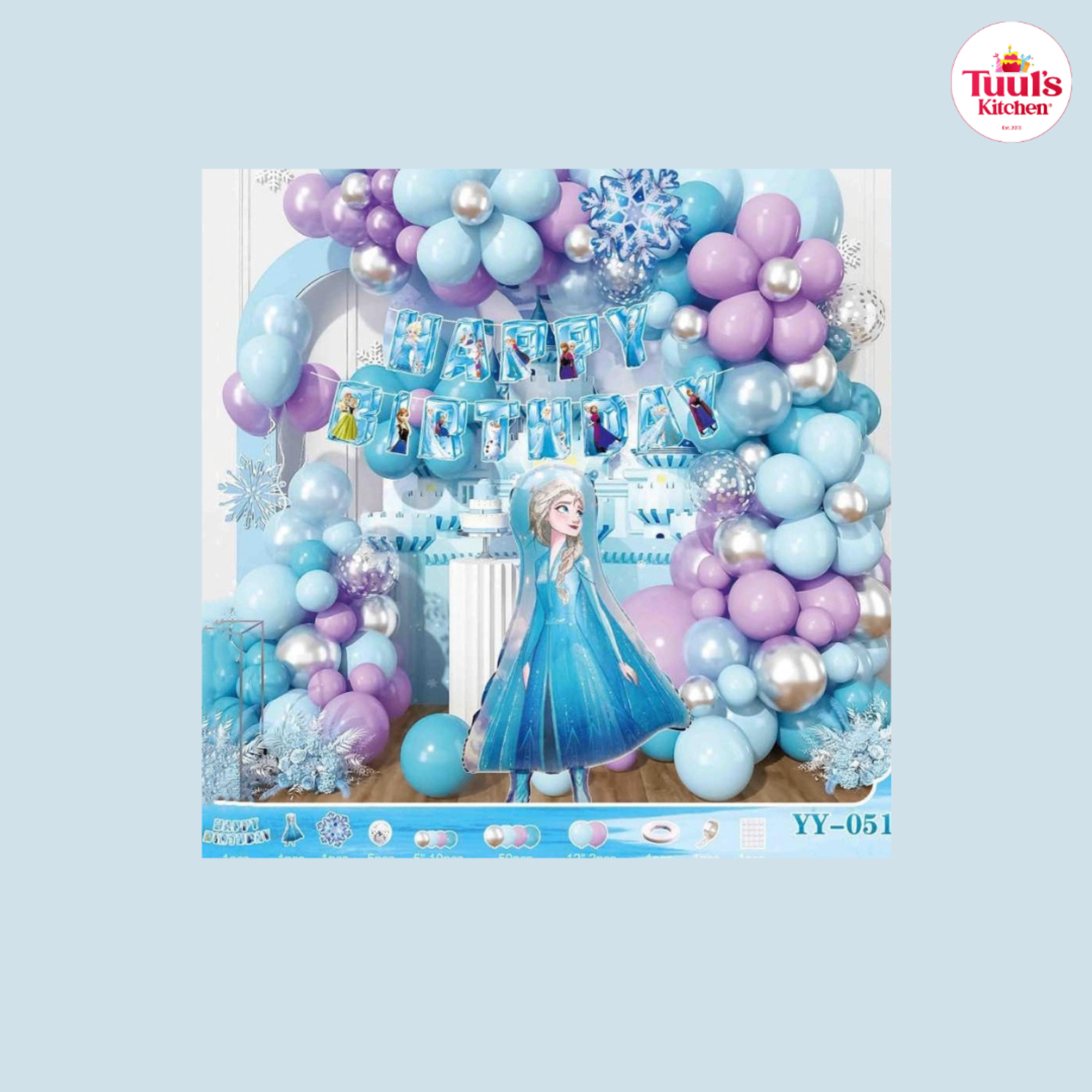 Elsa төрсөн өдрийн шаарны сэт