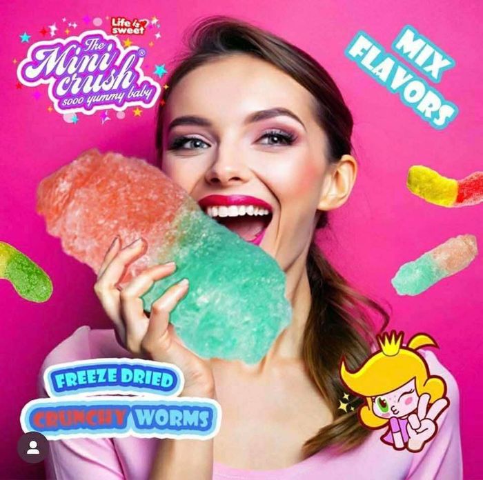 Minicrush Worms 50гр 