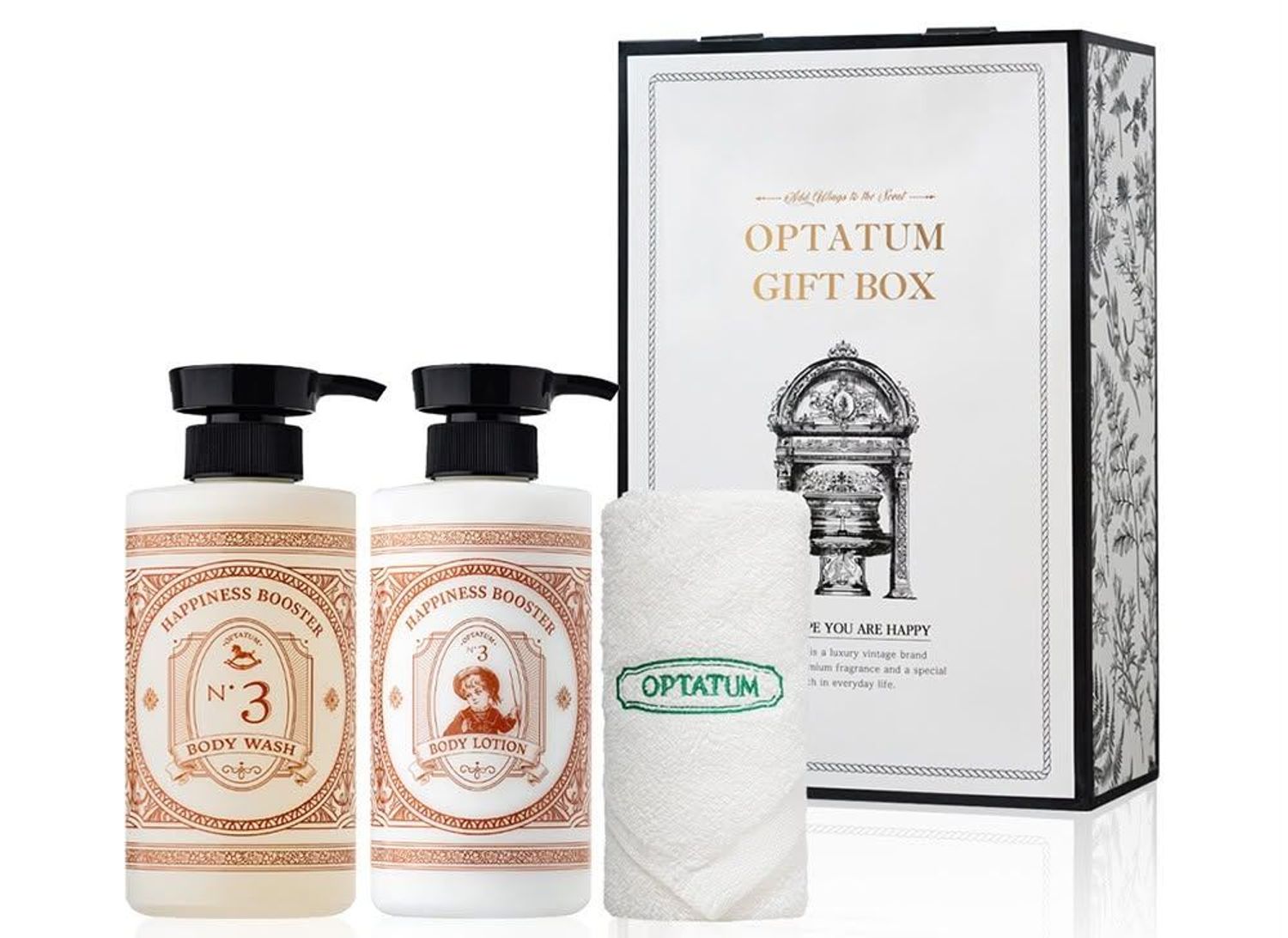Perfume Body Wash & Body Lotion 500ml SET (Happiness Booster)