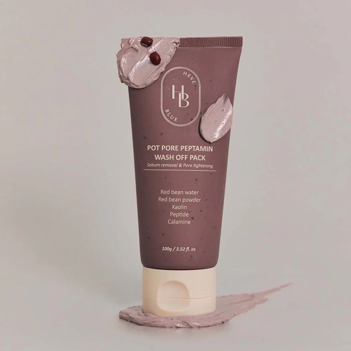 Red bean pore peptamine wash off pack