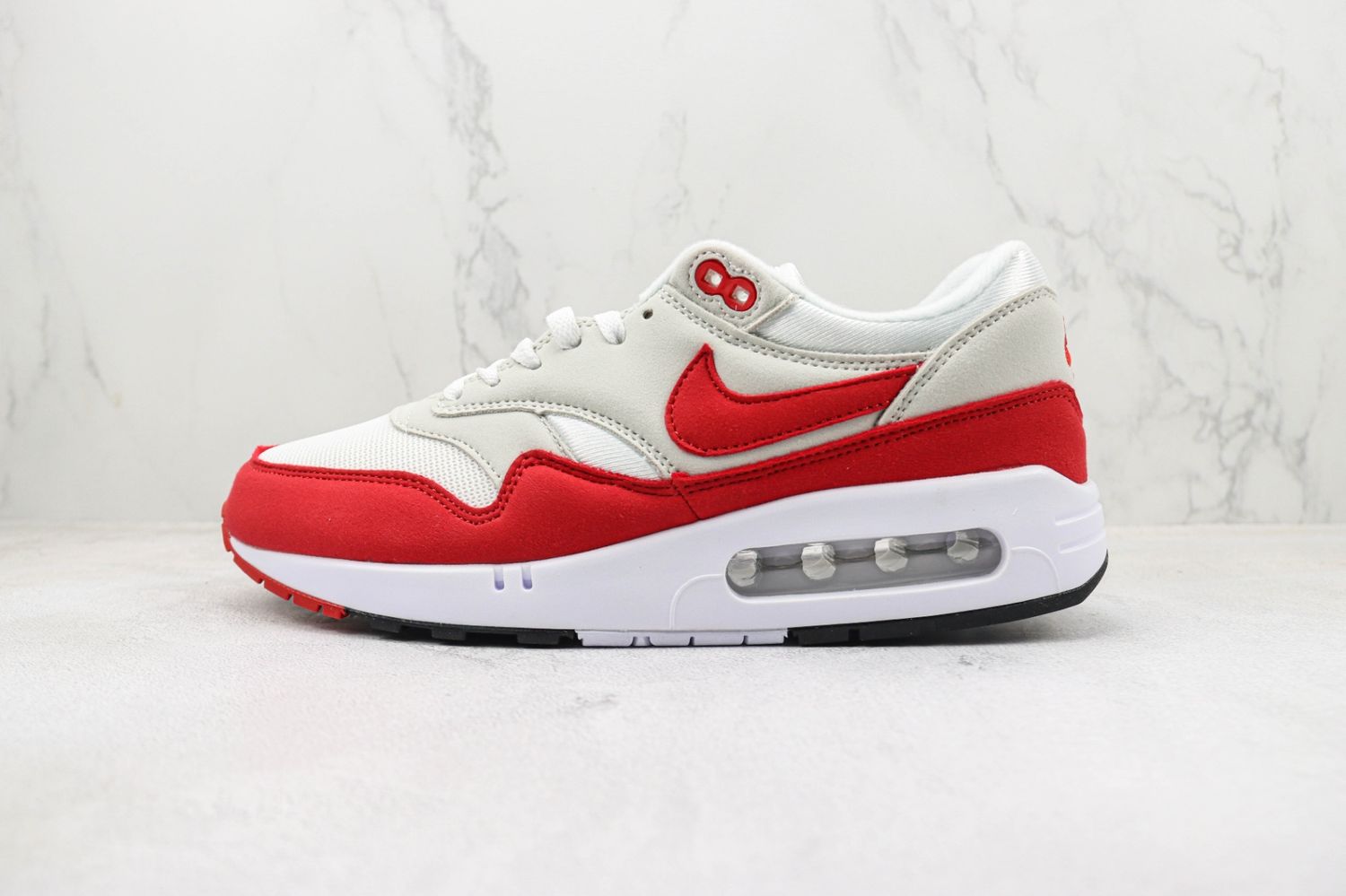 Nike Air Max 1 86 OG Big Bubble Sport University Red Neutral Grey Black