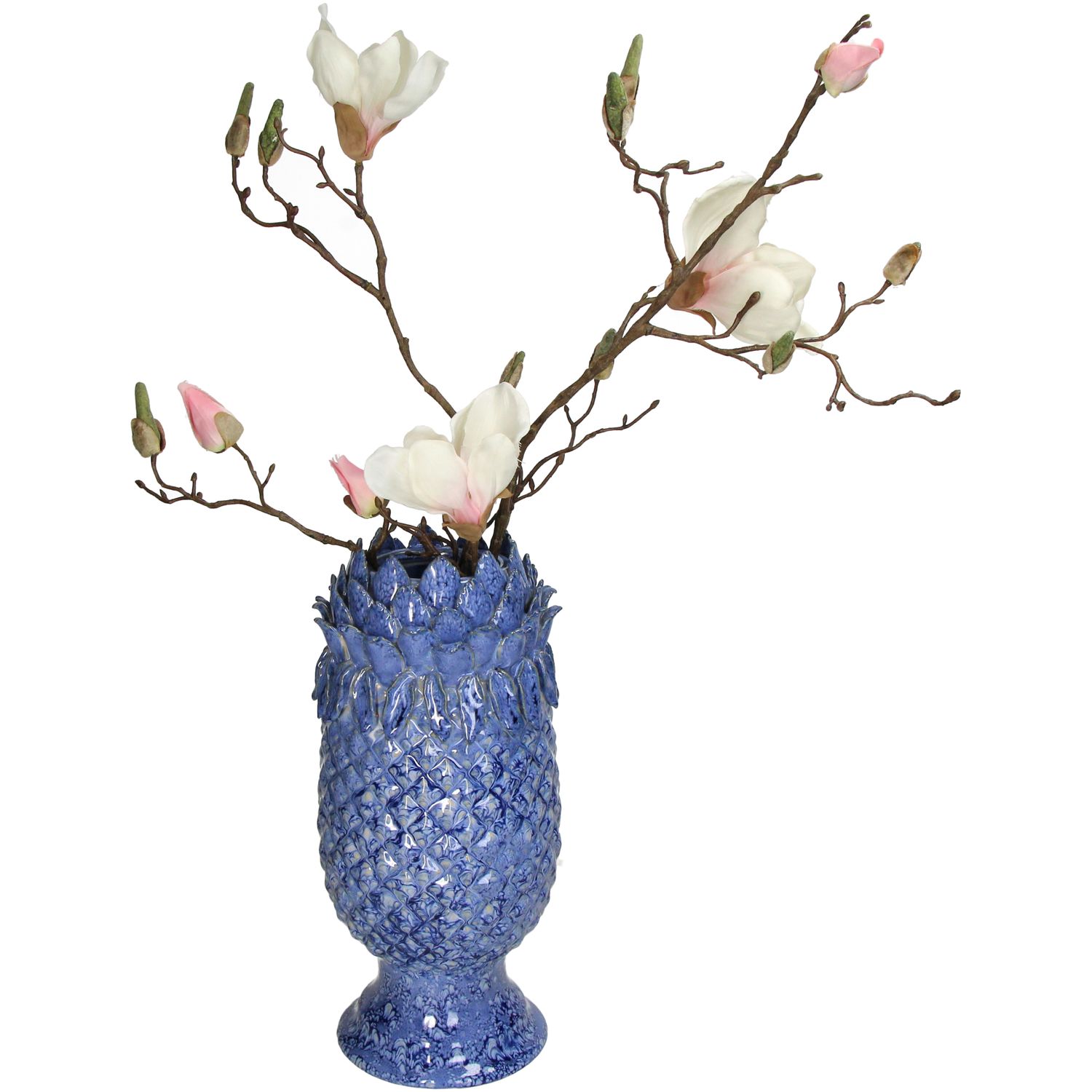 Хөх чулуун цэцгийн ваар 