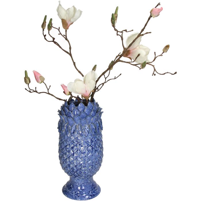 Хөх чулуун цэцгийн ваар 