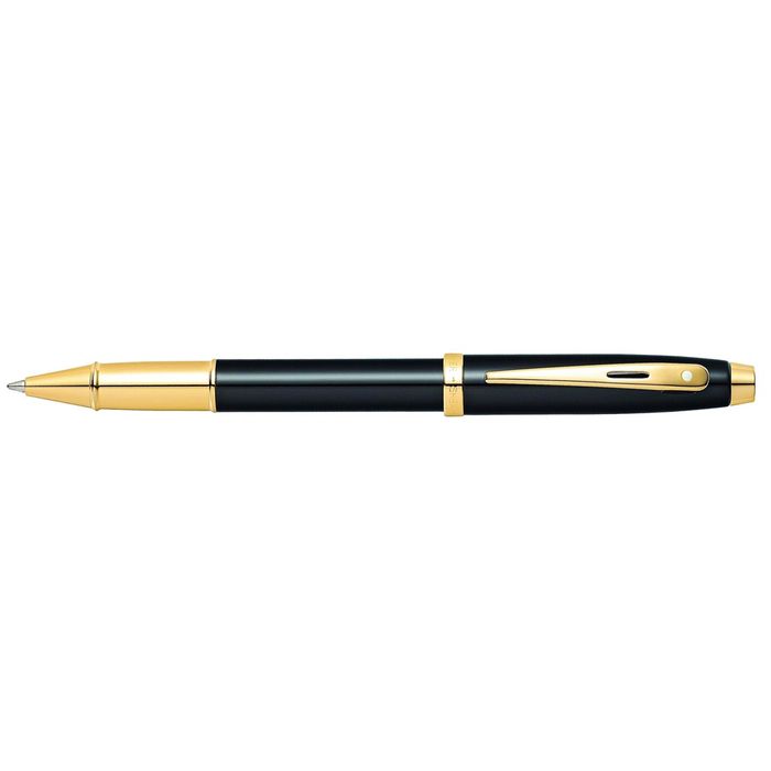 Sheaffer® 100 Glossy Black  With Gold Trims Rollerball Pen