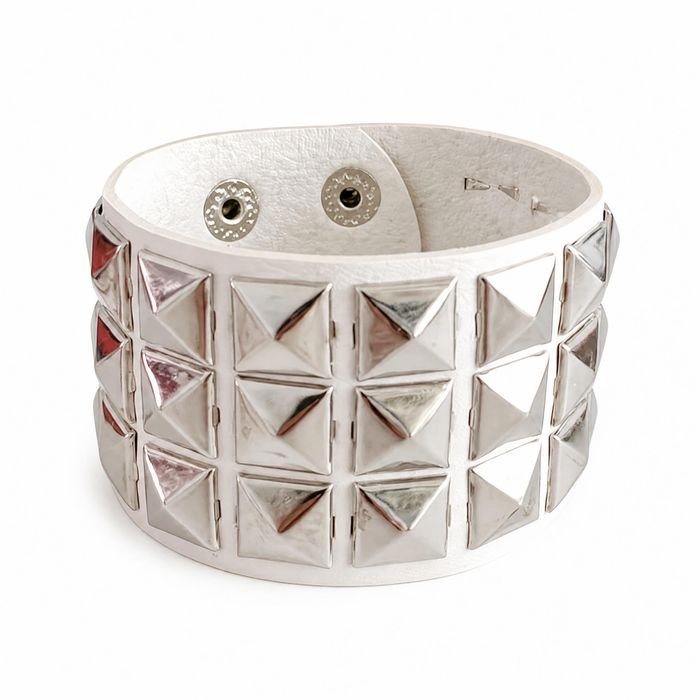 White Studded Cuff