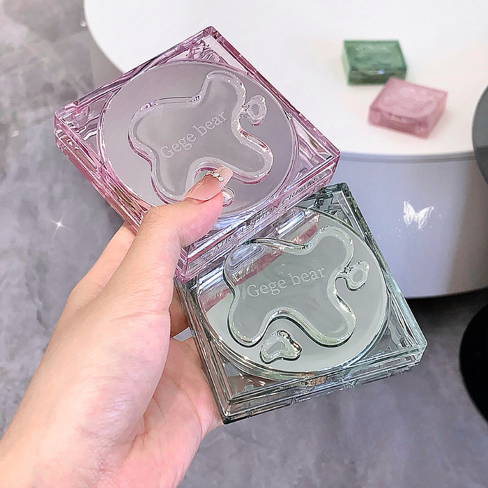 🐻 Gege Bear Air Cushion Foundation (Crystal Square Case)