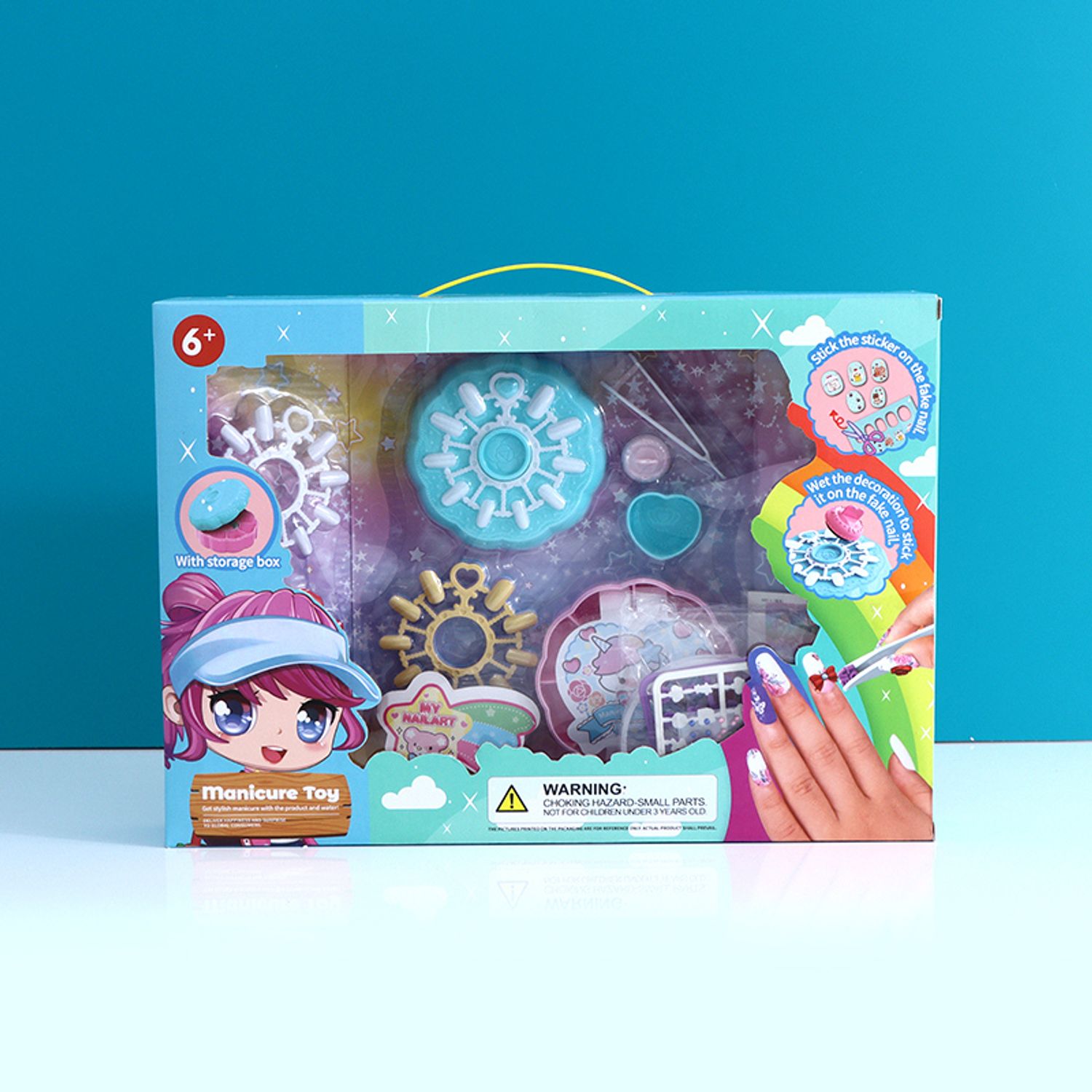 3D Manicure Toy-Sunny Young Girl(A050)