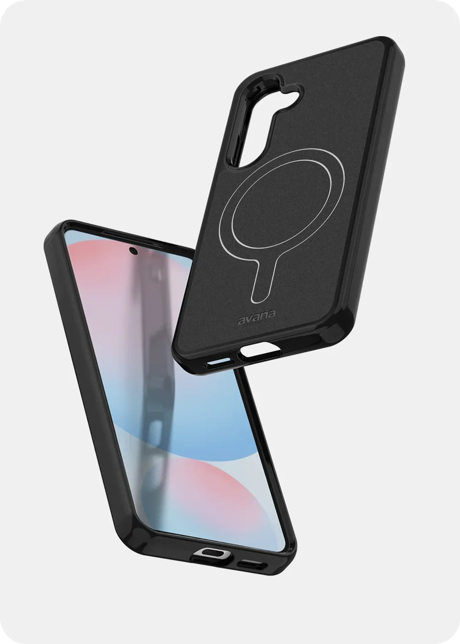 S25 FE Avana black ice case