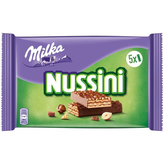 Печень Milka Nussini 5ш-тэ 100гр