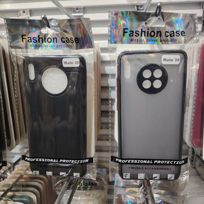 Huawei Mate 30 Хар & Хагас Тунгалаг Кэйс