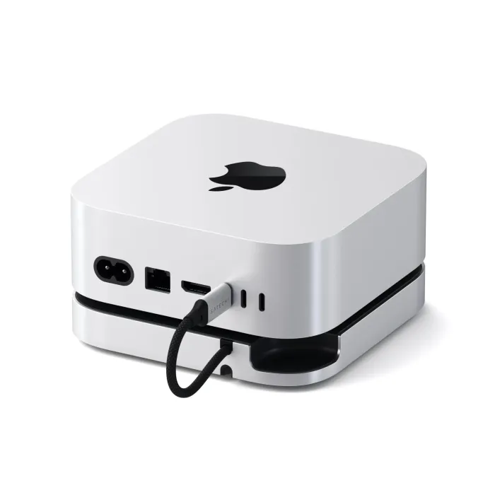 Mac Mini Stand & Hub with NVMe SSD Enclosure