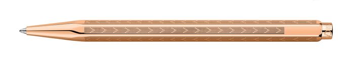 Caran d'Ache ECRIDOR™ CHEVRON Ballpoint Pen Rose Gold
