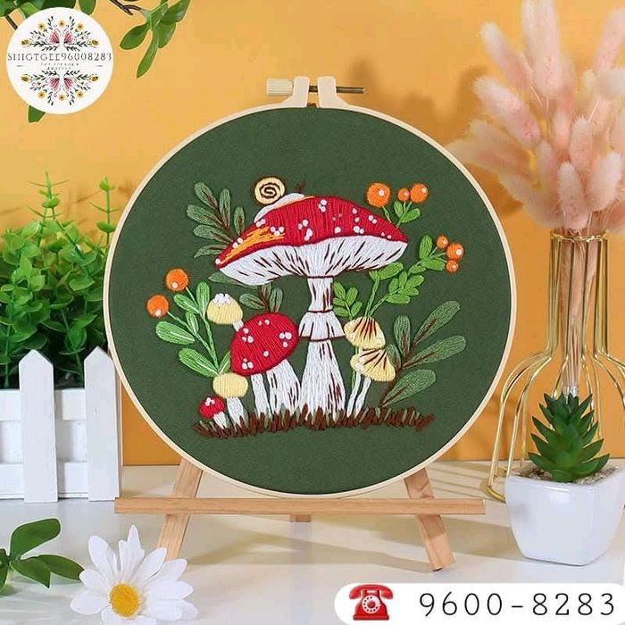 Мөөг уран хатгамал бэлдэц 