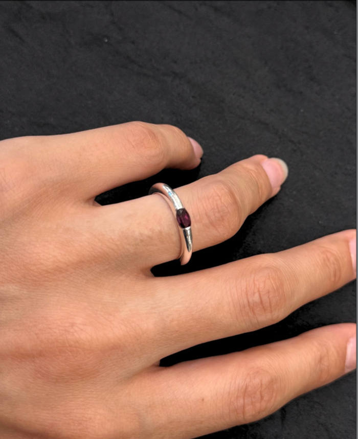 RED GARNET RING/Анар чулуун бөгж