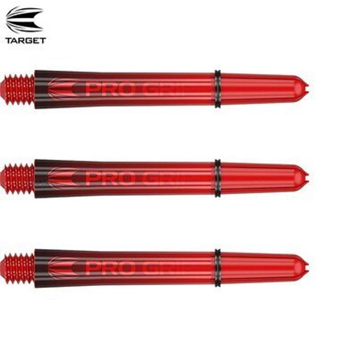 Target Pro Grip Sera Shafts - Black & Red