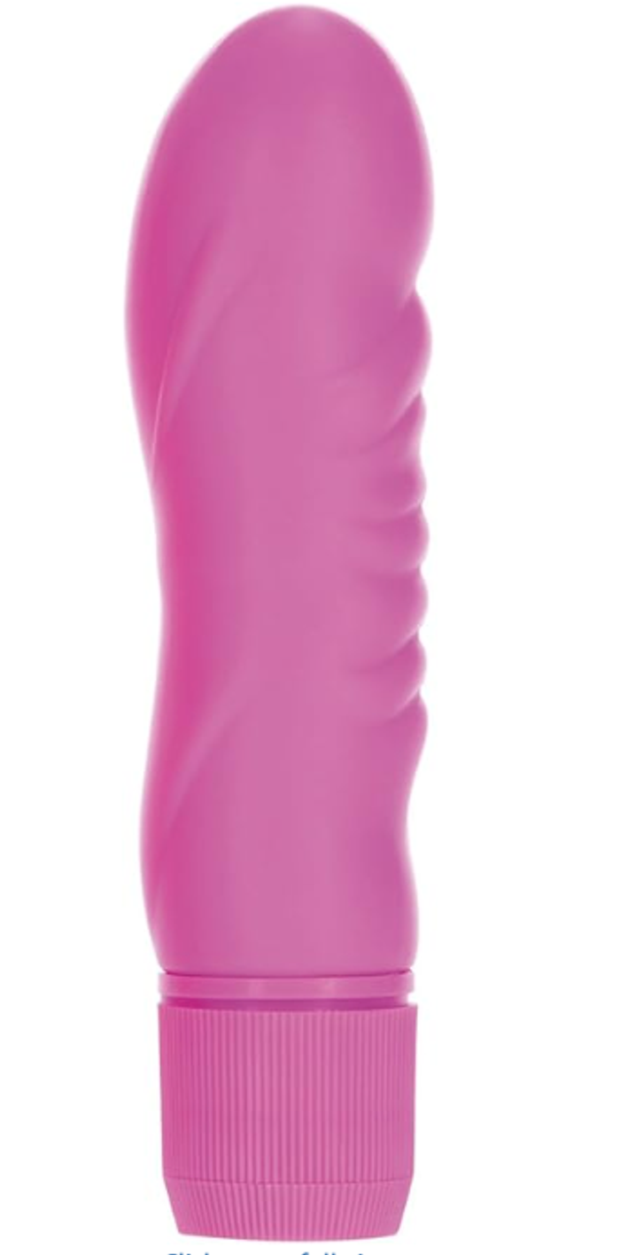 First Time Silicone Stud Vibrator Pink