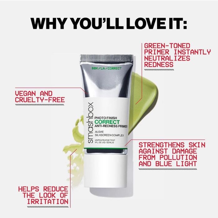 Smashbox Photo Finish Correct Anti-Redness Makeup Primer