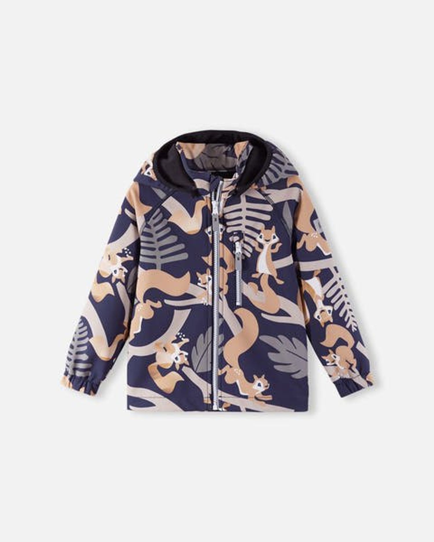 Softshell jacket, Vantti, navy print