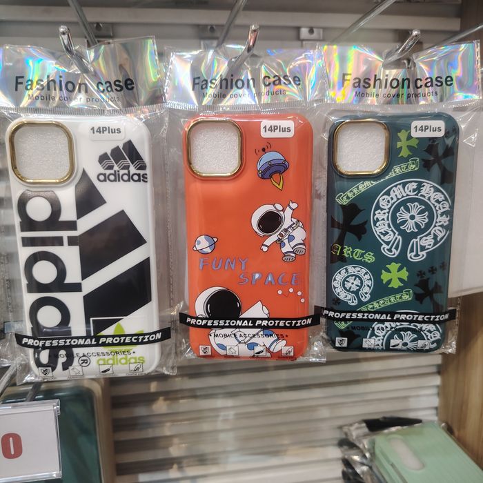 iPhone 14 Plus Зурагтай Бөмбөгөр Кэйс  