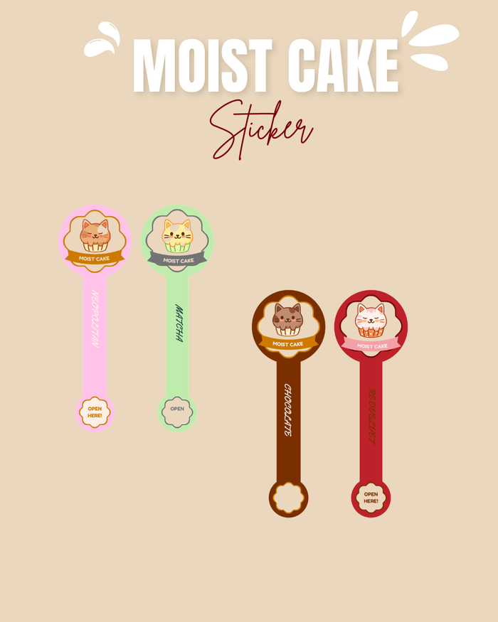 MOIST CAKE БҮТЭЭГДЭХҮҮНИЙ СТИКЕР 