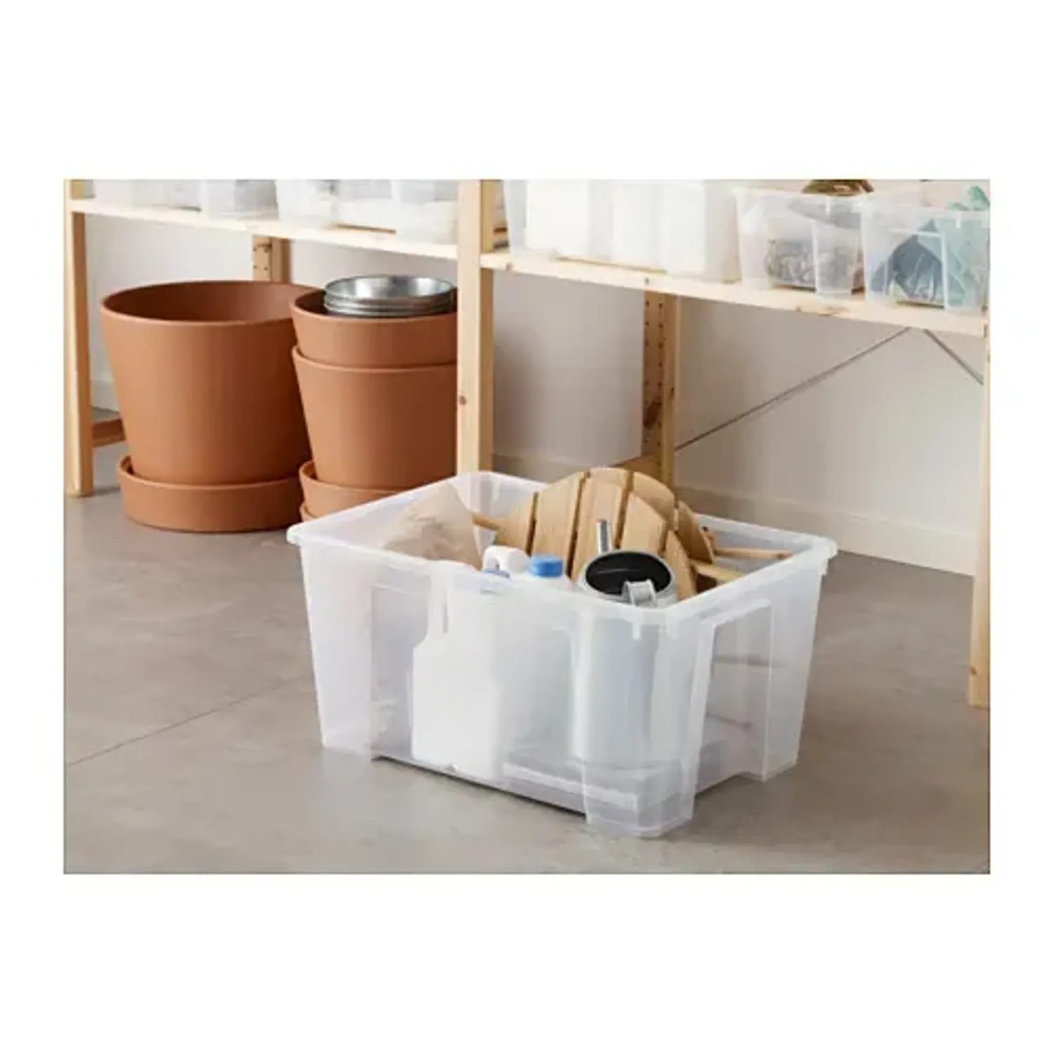 SAMLA 56x39x28 45L тунгалаг сав