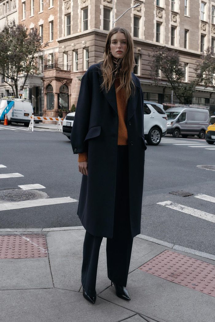 oversized wool coat