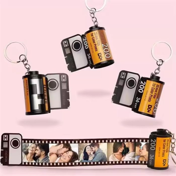 Personalized Film Roll Keychain