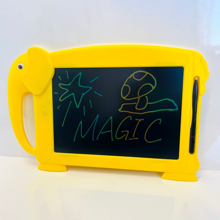 Lovely Yellow Elephant Drawing Tablet 10 Inches (Electric)