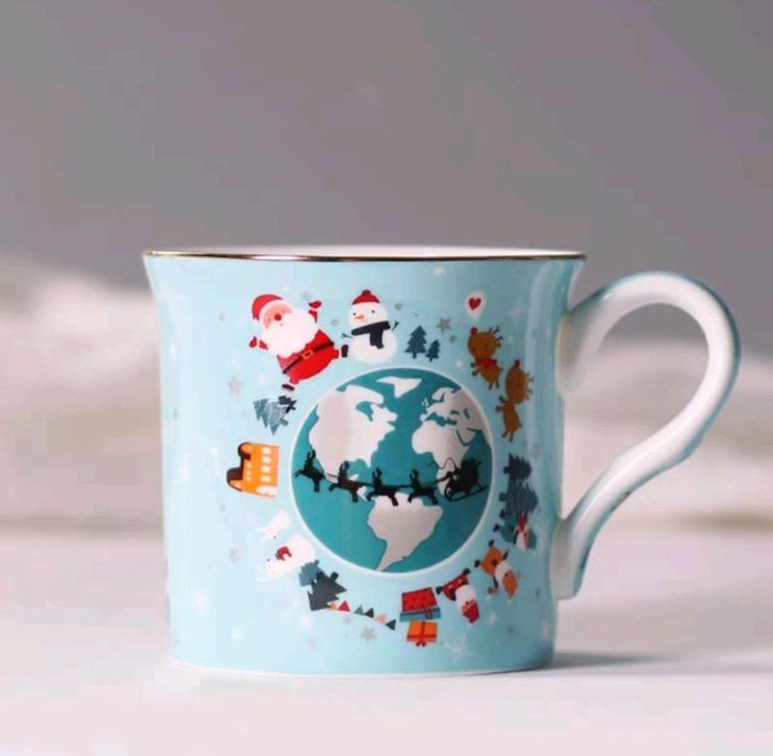 Шинэ жилийн гангар шаазан аяга