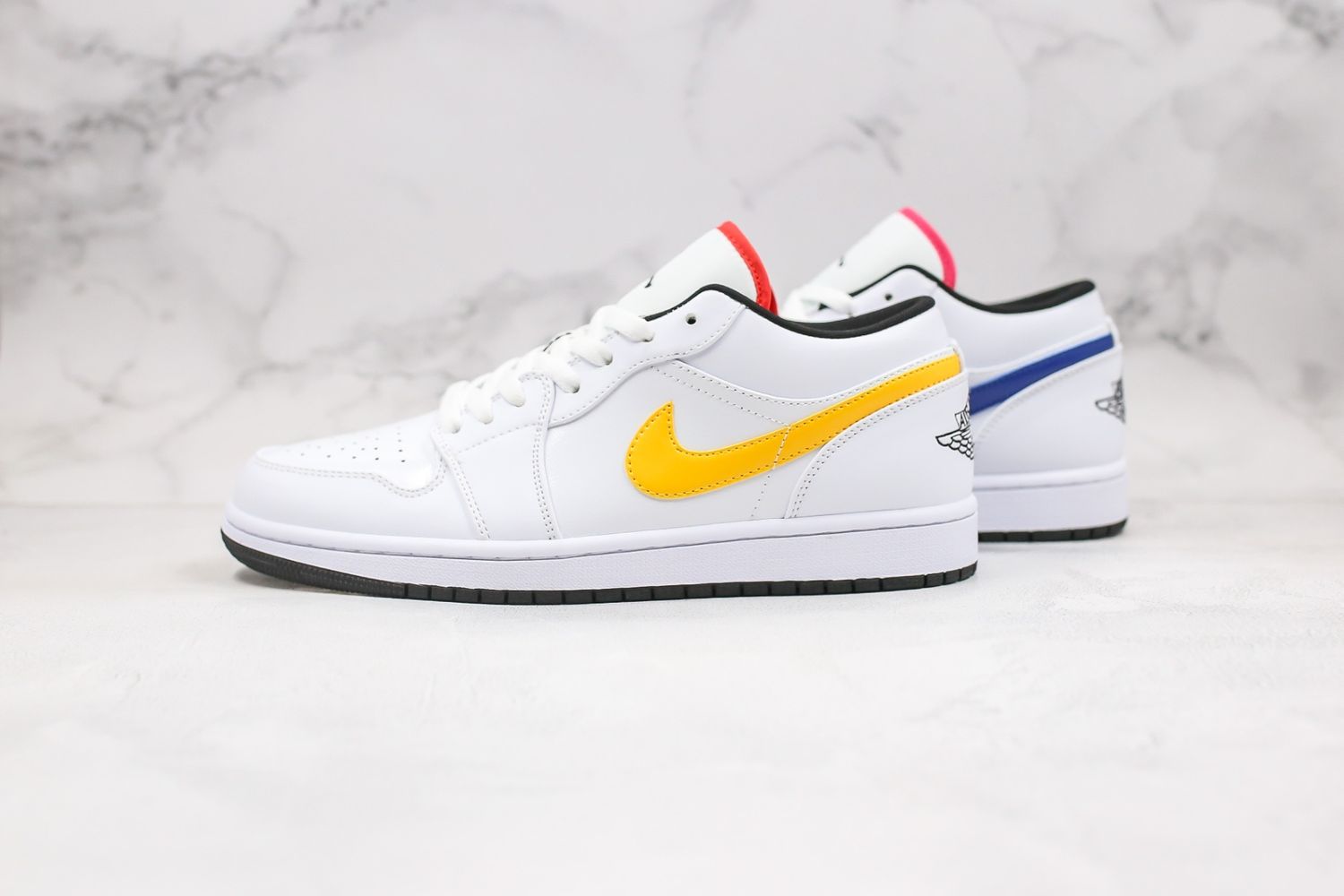 Jordan 1 Low White Multi-Color