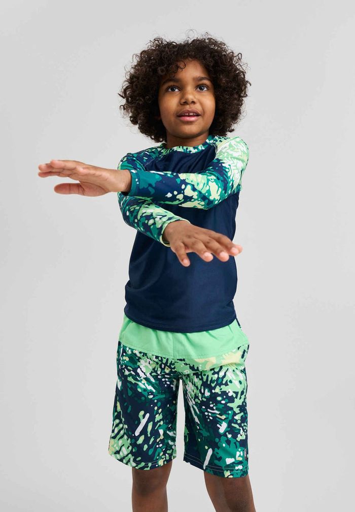 Beach shorts, Papaija,Summer green