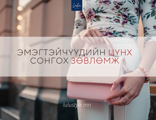 Эмэгтэйчүүдийн цүнх сонгох зөвлөмж