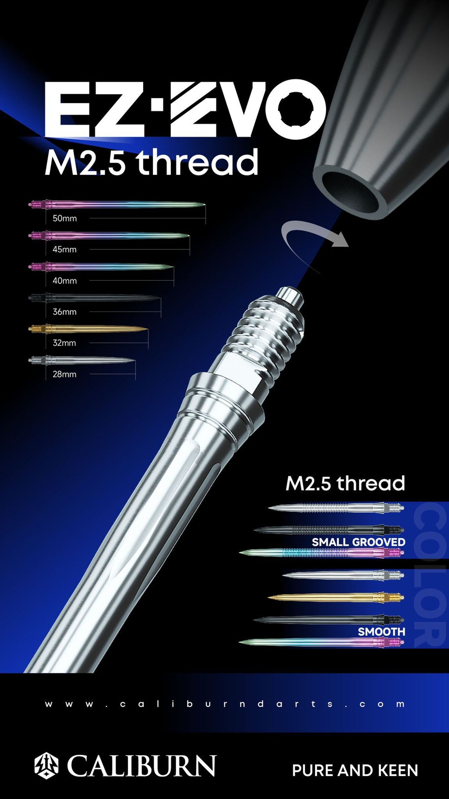 CALIBURN EZ-EVO POINT M2.5 THREAD