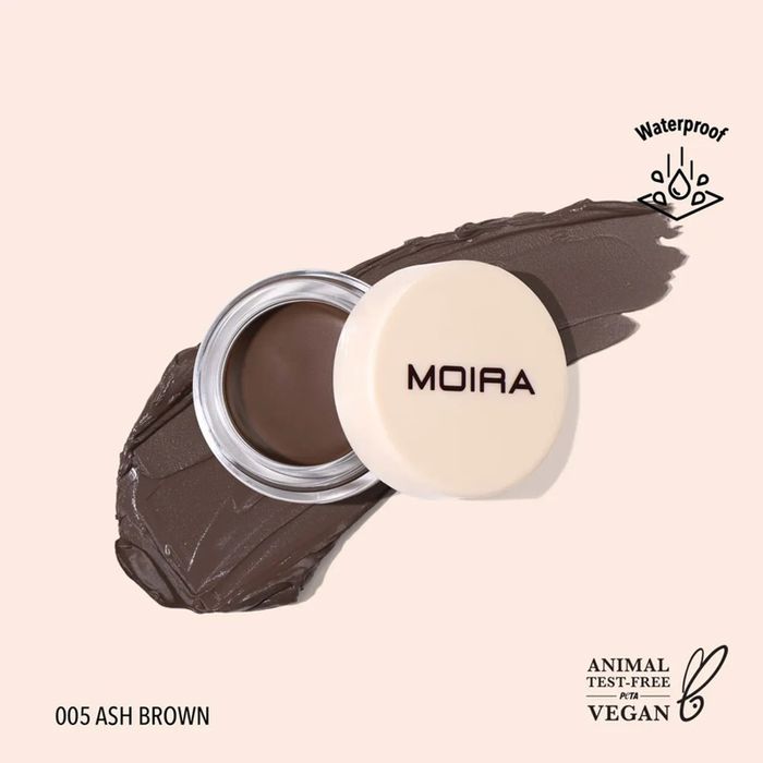 Moira define sculpt brow pomade 005 ash brown 