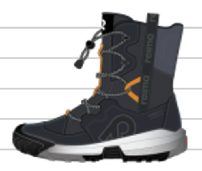 ReimaTec winter boots, Finlander Black