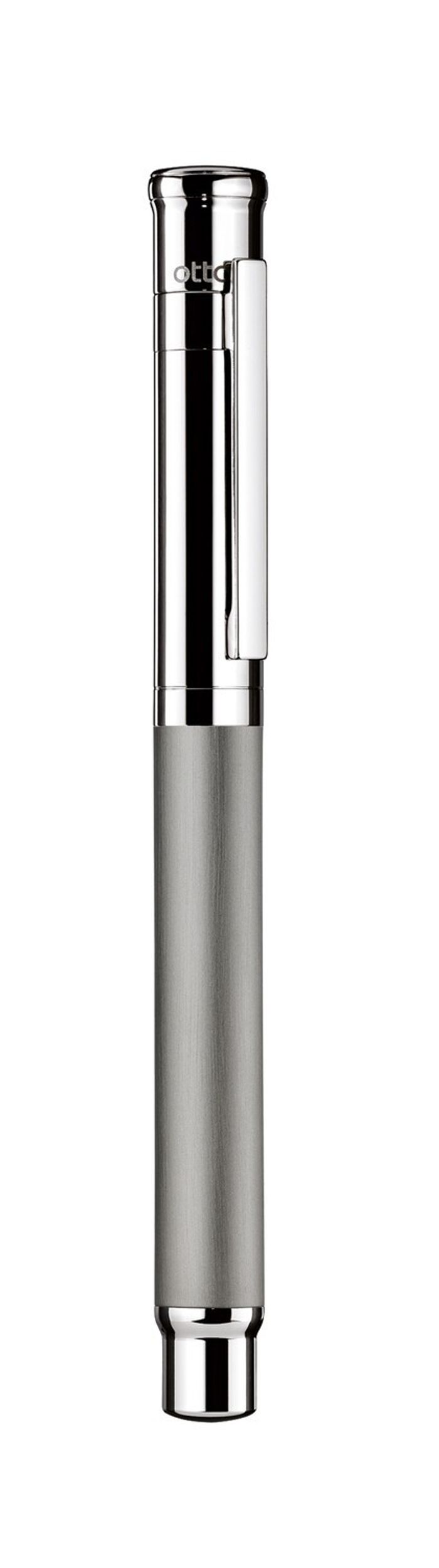 Otto-Hutt Design 04 Rollerball Pen - Graphitegrey matte with platinum plated 