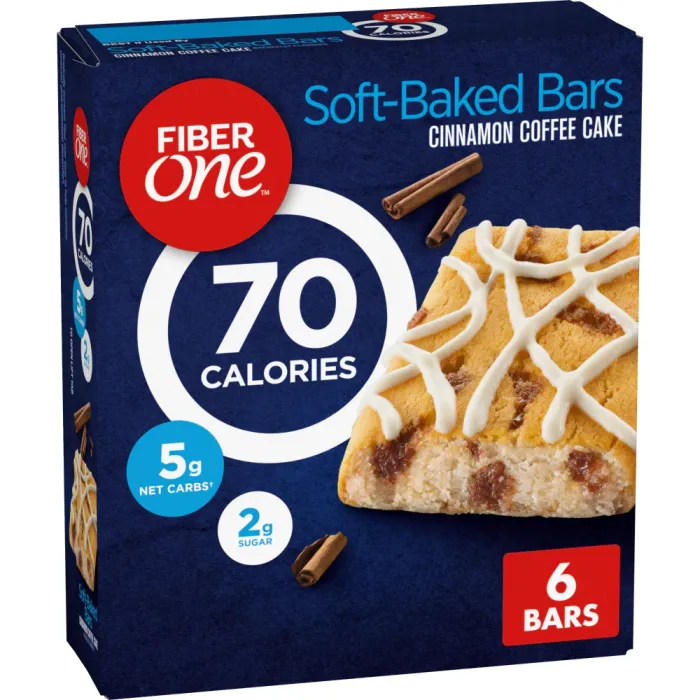Fiber One 70 Calorie Cinnamon Coffee Cake Soft-baked bars