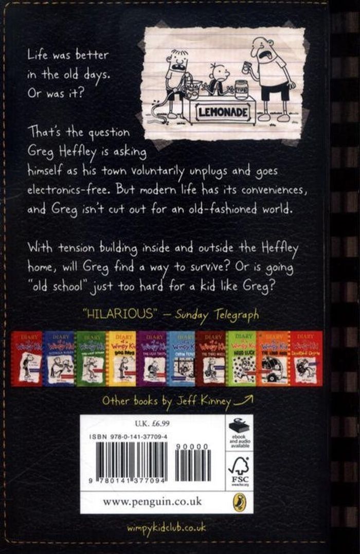 10.  Diary of a Wimpy Kid: Old School