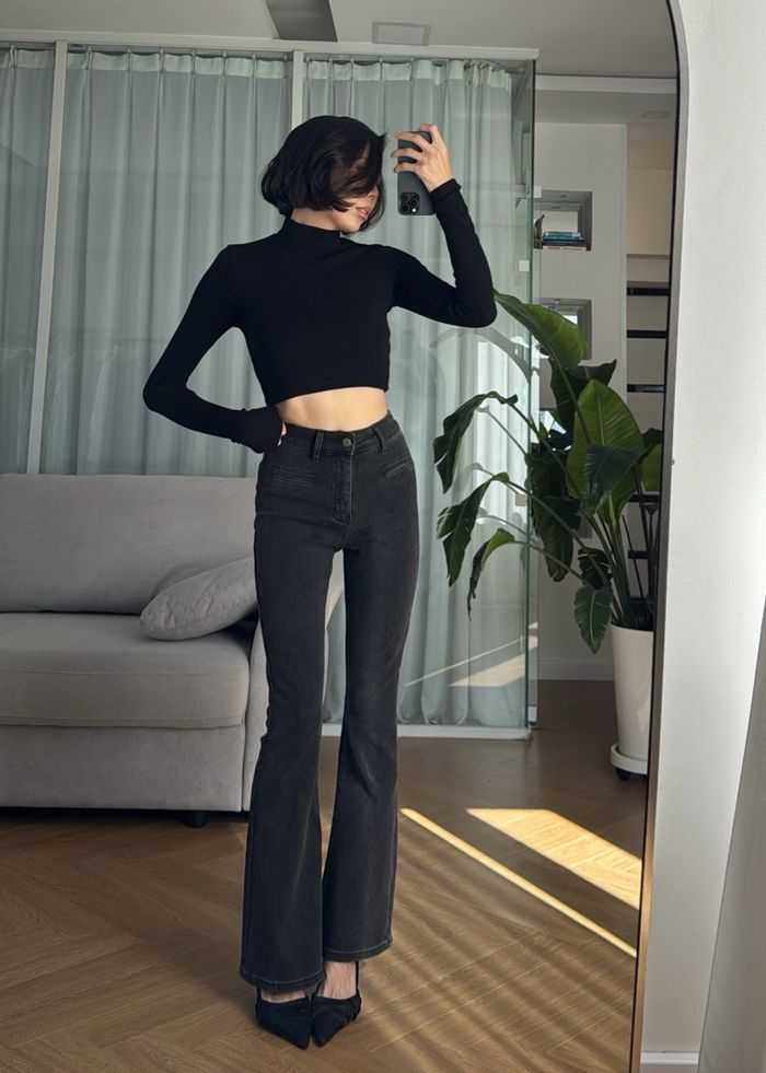 Slim-fit Flared Pants