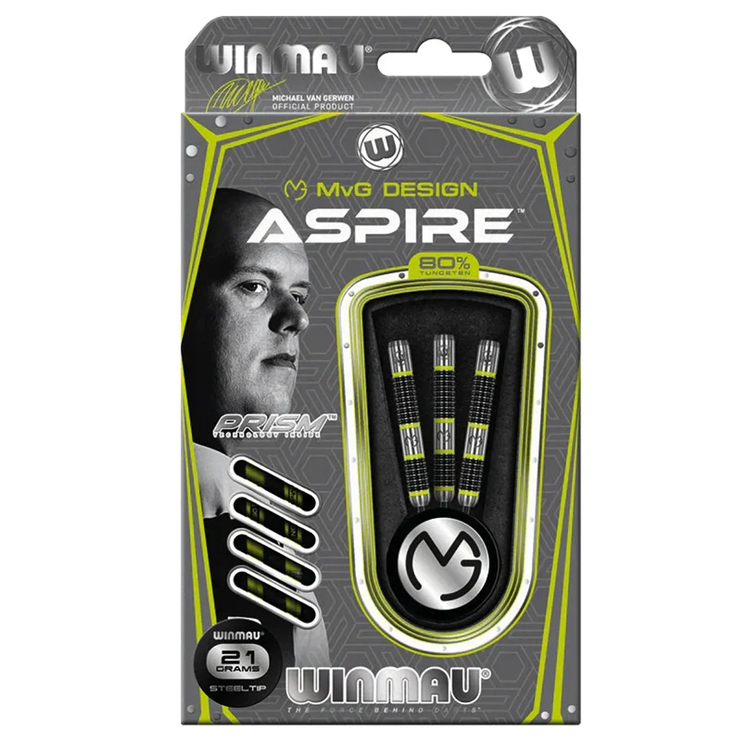 Winmau MVG ASPIRE 80% Tungsten Steel Tip