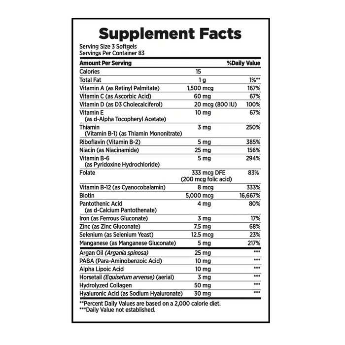 Nature's Bounty Hair Skin 