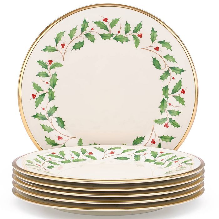 HOLIDAY DW DINNER PLATE S/6