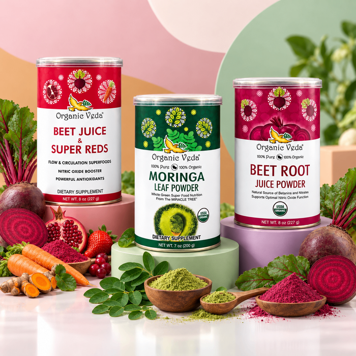 Organic Veda Energy, Endurance & Circulation Bundle
