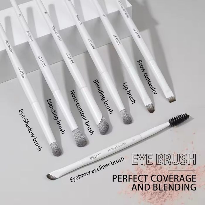 Beili 12pcs brush set white 2025