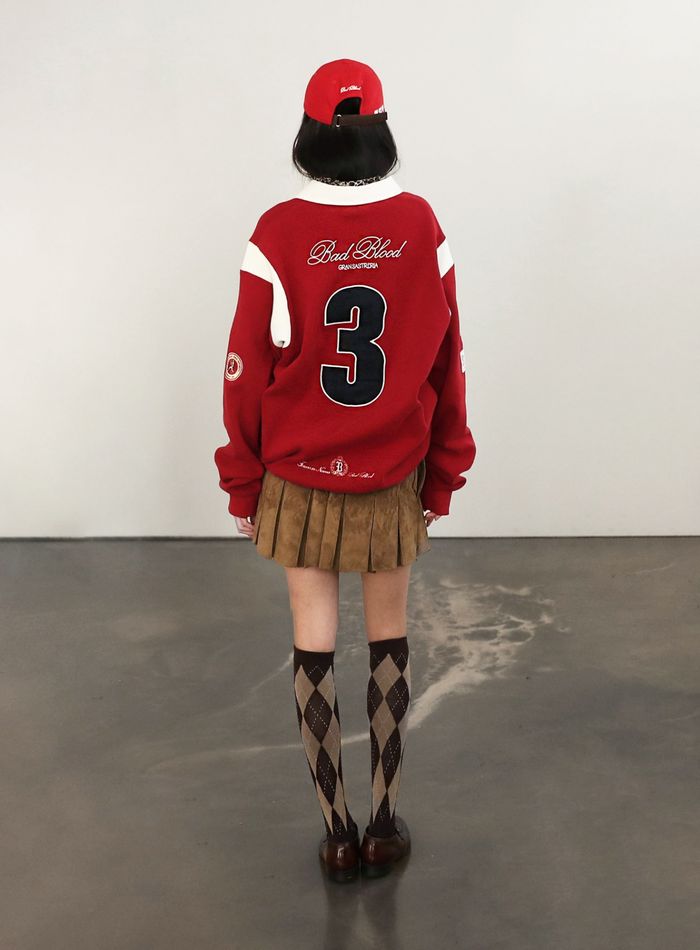 Saint Blood Rugby Shirt - Red